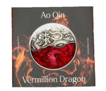 Silver Two Ounces 2022 Vermillion Dragon: Photo Coin, Chad, Silver Two Ounces 2022 Vermillion Dragon / thumbnail