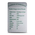 Chad / Silver Two Ounces 2024 God of Wealth / Antique finish - obverse photo