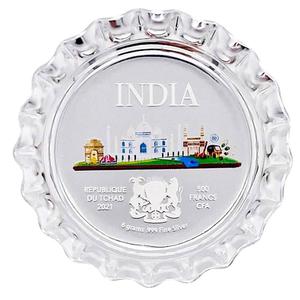 Chad / Silver Six Grams 2022 Bottle Cap - India - obverse photo
