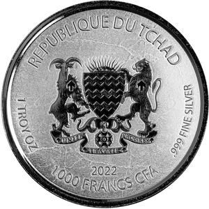 Chad / Silver Ounce 2022 Kek - obverse photo