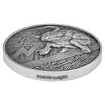 Silver Two Ounces 2021 Bull vs Bear: Photo Coin, Chad, Silver Two Ounces 2021 Bull vs Bear / thumbnail