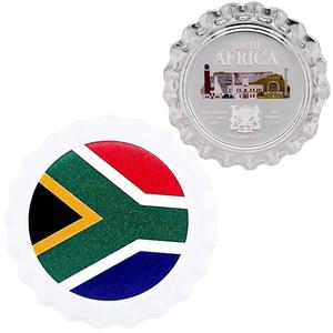 Chad / Silver Six Grams 2022 Bottle Cap - South Africa - reverse photo