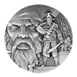 Chad / Silver Two Ounces 2021 Blackbeard - reverse photo