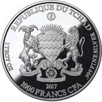 Silver Ounce 2017 Gargoyles II: Photo Coin, Chad, Silver Ounce 2017 Gargoyles / thumbnail