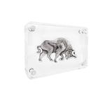 Silver Ounce 2021 Bull Shape: Photo Coin, Chad, Silver Ounce 2021 Bull Shape / thumbnail