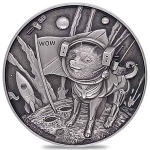Chad / Silver Ounce 2022 Doge on the Moon - reverse photo