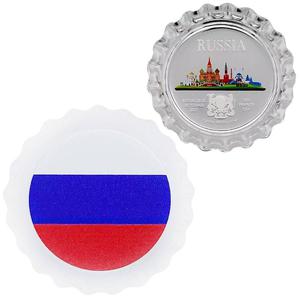Chad / Silver Six Grams 2022 Bottle Cap - Russia - reverse photo