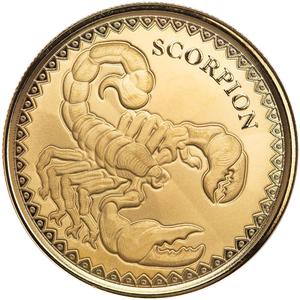 Chad / Gold Ounce 2022 Chad Scorpion - reverse photo