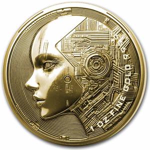 Chad / Gold Ounce 2025 AI Coin - reverse photo