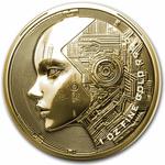 Chad / Gold Ounce 2025 AI Coin - reverse photo