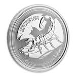 Silver Ounce 2017 Deathstalker Scorpion: Photo Coin, Chad, Silver Ounce 2017 Deathstalker Scorpion / thumbnail
