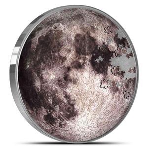 Chad / Silver Ounce 2023 Moon Puzzle - reverse photo