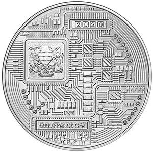 Chad / Silver Ounce 2020 Crypto Series - Litecoin - obverse photo