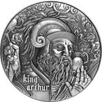 Silver Two Ounces 2020 King Arthur: Photo Coin, Chad, Silver Two Ounces 2020 King Arthur / thumbnail