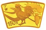 Gold Ten Grams 2017 Year of the Rooster: Photo Coin, China, Gold Ten Grams 2017 Year of the Rooster / thumbnail