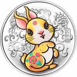 Silver Fifteen Grams 2023 Year of the Rabbit: Photo Coin, China, Silver Fifteen Grams 2023 Year of the Rabbit / thumbnail