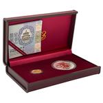 Gold Three Grams 2020 Year of the Rat, Coloured: Photo Coin, China, Gold Three Grams 2020 Year of the Rat, Coloured / thumbnail