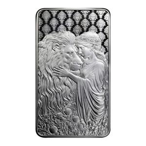 China / Silver Ounce Bar 2024 Una and the Lion - reverse photo