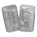 Silver Ounce Bar - Gothic Crown: Photo Coin, China, Silver Ounce Bar - Gothic Crown / thumbnail
