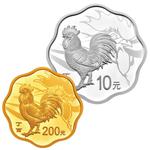 Silver Fifteen Grams 2017 Year of the Rooster: Photo Coin, China, Silver Fifteen Grams 2017 Year of the Rooster / thumbnail