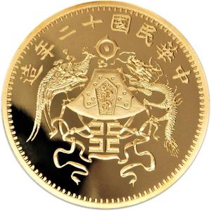 China / Gold Ounce 2019 Dragon and Phoenix Dollar - reverse photo