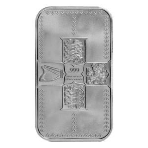 China / Silver Ounce Bar - Gothic Crown - obverse photo