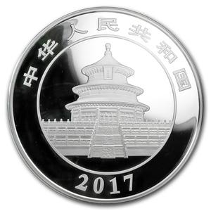 China / Silver Kilo 2017 Panda - obverse photo