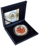 Silver Five Ounces 2013 Year of the Snake, Coloured: Photo Coin, China, Silver Five Ounces 2013 Year of the Snake, Coloured / thumbnail