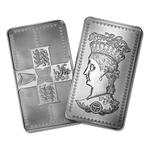 Silver Ten Ounces Bar - Gothic Crown: Photo Coin, China, Silver Ten Ounces Bar - Gothic Crown / thumbnail