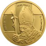 Twenty Francs Gold 2004 Visit of Pope John Paul II: Photo Coin, Congo, Democratic Republic of the, Twenty Francs Gold 2004 Visit of Pope John Paul II / thumbnail