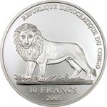 Ten Dollars Francs Silver 2005 Balthasar: Photo Coin, Congo, Democratic Republic of the, Ten Dollars Francs Silver 2005 Balthasar / thumbnail