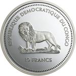 Ten Francs Silver 2006 Babe Pig: Photo Coin, Congo, Democratic Republic of the, Ten Francs Silver 2006 Babe Pig / thumbnail