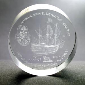Congo, Democratic Republic of the / Ten Francs 2007 Admiral Ruyter - reverse photo