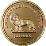 Gold Twenty-fifth Ounce 2003 Porcupine: Photo Coin, Congo, Democratic Republic of the, Gold Twenty-fifth Ounce 2003 Porcupine / thumbnail