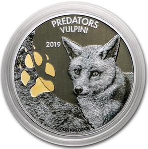 Congo, Democratic Republic of the / Silver Ounce 2019 Predators - Vulpini - reverse photo
