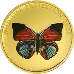 Gold Ounce 2002 Butterfly - Red: Photo Coin, Congo, Democratic Republic of the, Gold Ounce 2002 Butterfly - Red / thumbnail