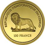 Gold Ounce 2005 Green Fish: Photo Coin, Congo, Democratic Republic of the, Gold Ounce 2005 Green Fish / thumbnail