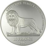 Ten Francs Silver 2007 Stamp Coin: Photo Coin, Congo, Democratic Republic of the, Ten Francs Silver 2007 Stamp Coin / thumbnail