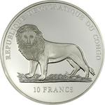Ten Francs 2001 Soccer Japan - South Korea: Photo Coin, Congo, Democratic Republic of the, Ten Francs 2001 Soccer Japan - South Korea / thumbnail
