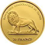 Twenty Francs Gold 2004 Visit of Pope John Paul II: Photo Coin, Congo, Democratic Republic of the, Twenty Francs Gold 2004 Visit of Pope John Paul II / thumbnail