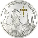 Ten Francs Silver 2005 Benedict XVI Cologne: Photo Coin, Congo, Democratic Republic of the, Ten Francs Silver 2005 Benedict XVI Cologne / thumbnail
