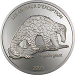 Ten Francs Silver 2003 Pangolin: Photo Coin, Congo, Democratic Republic of the, Ten Francs Silver 2003 Pangolin / thumbnail