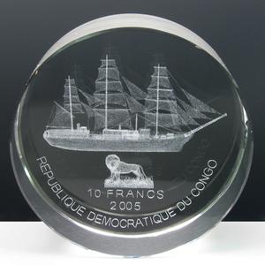 Congo, Democratic Republic of the / Ten Francs 2005 Amerigo Vespucci - reverse photo