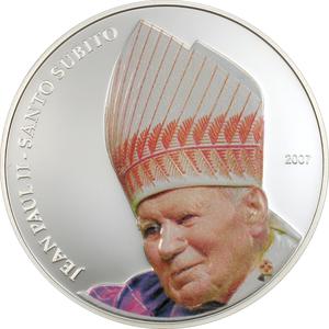 Congo, Democratic Republic of the / Five Francs 2007 Pope John Paul II - reverse photo