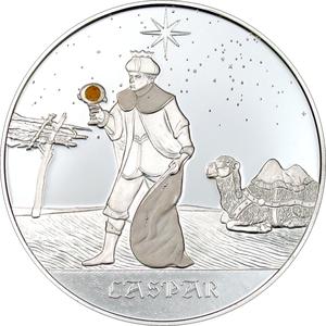 Congo, Democratic Republic of the / Ten Dollars Francs Silver 2005 Caspar - reverse photo