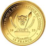 Congo, Democratic Republic of the / Gold Half Gram 2023 King Charles III Coronation - obverse photo