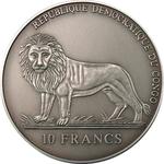 Ten Francs Silver - Calendar: Photo Coin, Congo, Democratic Republic of the, Ten Francs Silver - Calendar / thumbnail
