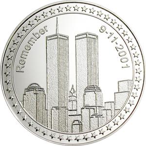 Congo, Democratic Republic of the / Ten Francs Silver 2006 World Trade Center - reverse photo
