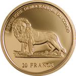 Ten Francs Gold 2003 Pope 25th Anniversary: Photo Coin, Congo, Democratic Republic of the, Ten Francs Gold 2003 Pope 25th Anniversary / thumbnail