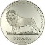 Five Francs 2007 Stamp Coin: Photo Coin, Congo, Democratic Republic of the, Five Francs 2007 Stamp Coin / thumbnail